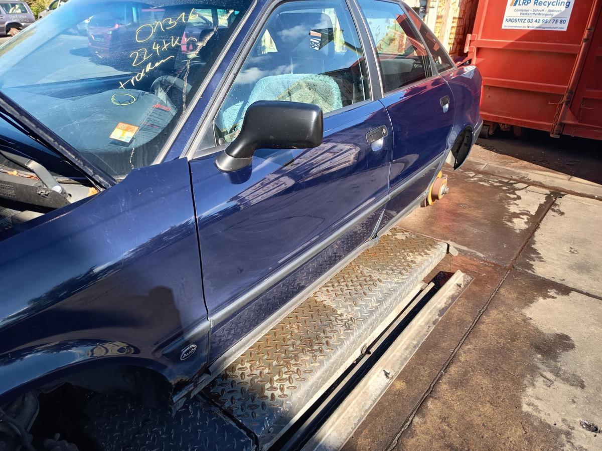 Audi 80 B4 8C original Tür vorn links Fahrer Y5K Brilliantblau Bj 1994