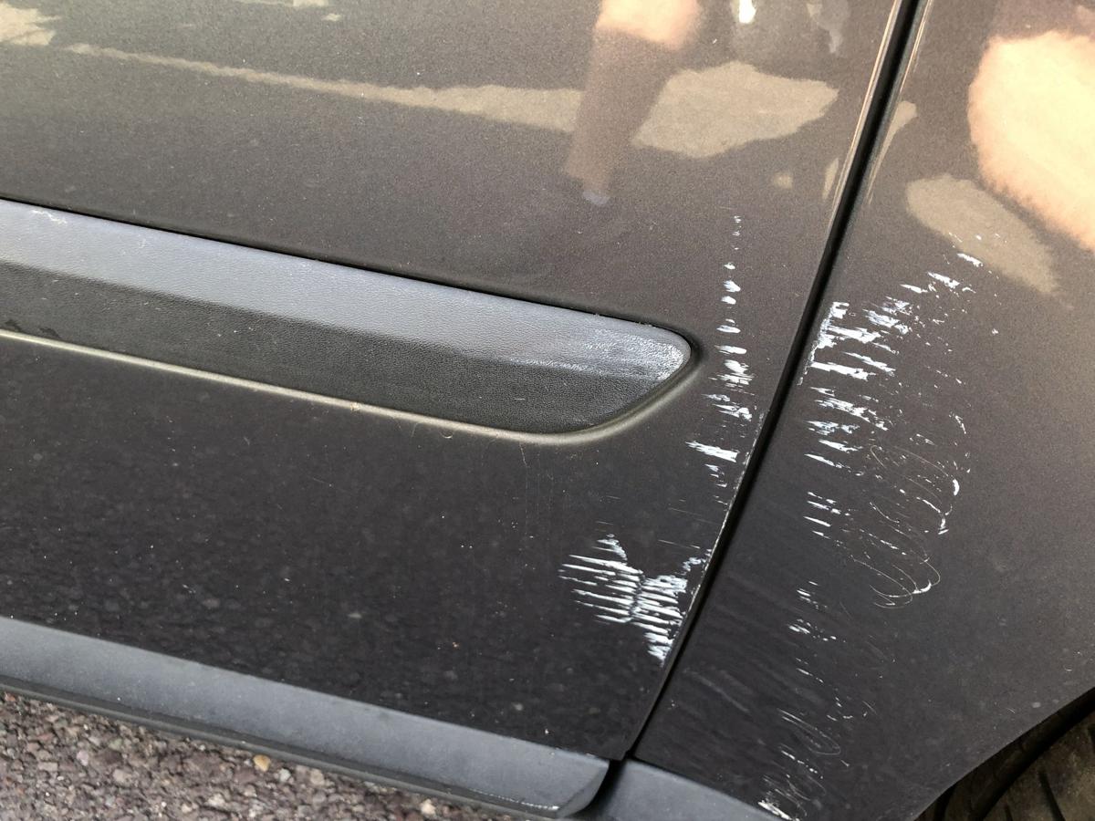 Volvo V50 Typ M T&uuml;r vorn rechts Beifahrer Rohbau 45500 Titanium Grey Metallic