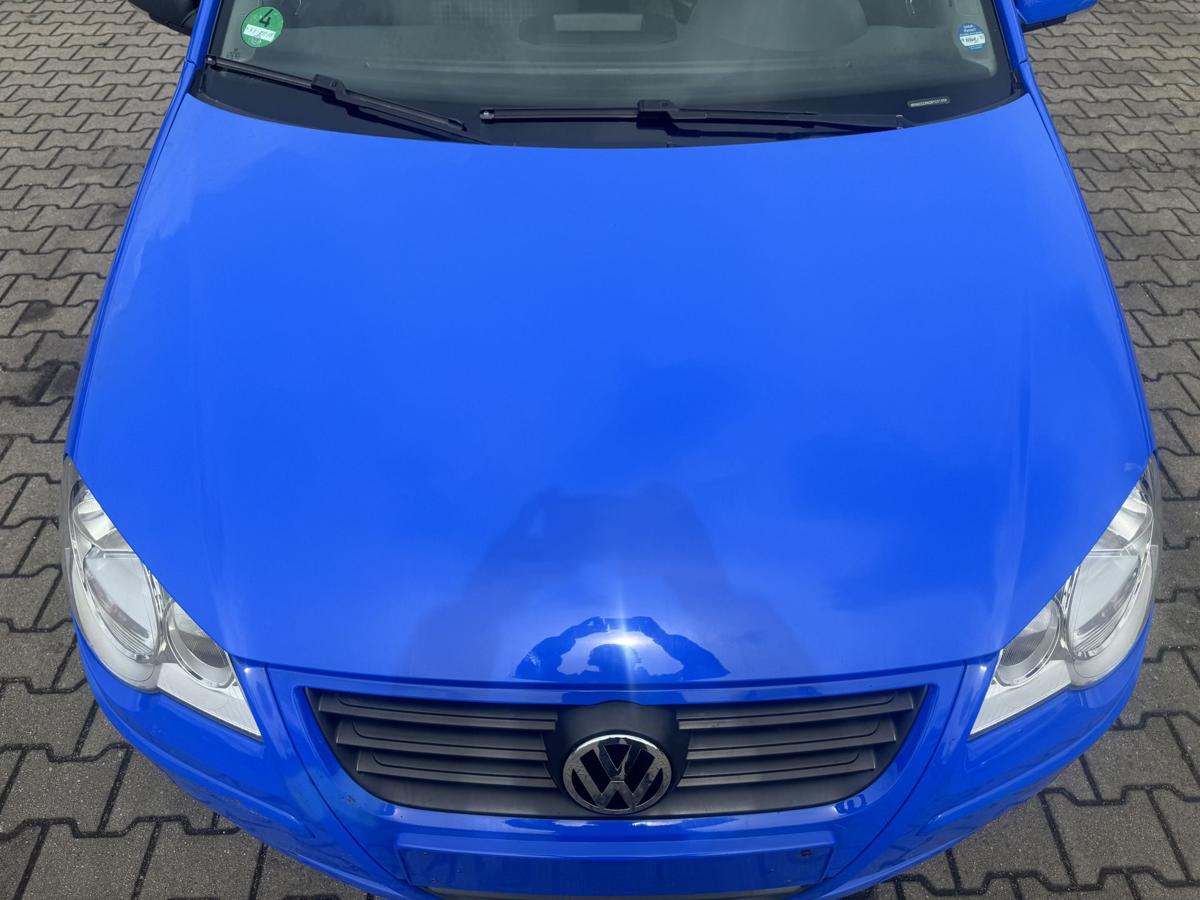 VW Polo 9N3 original Motorhaube LA5F Summer Blue Bj.2008