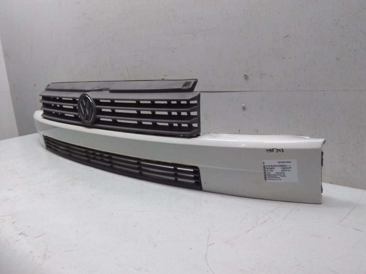 VW T4 original K&uuml;hlergrill mit Grillblende L902 Grauweiss Faceliftmodell BJ1998