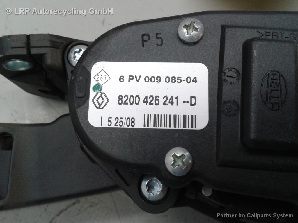 Renault Twingo 2 BJ2009 elektronisches Gaspedal 8200426241 Hella 6PV00908504