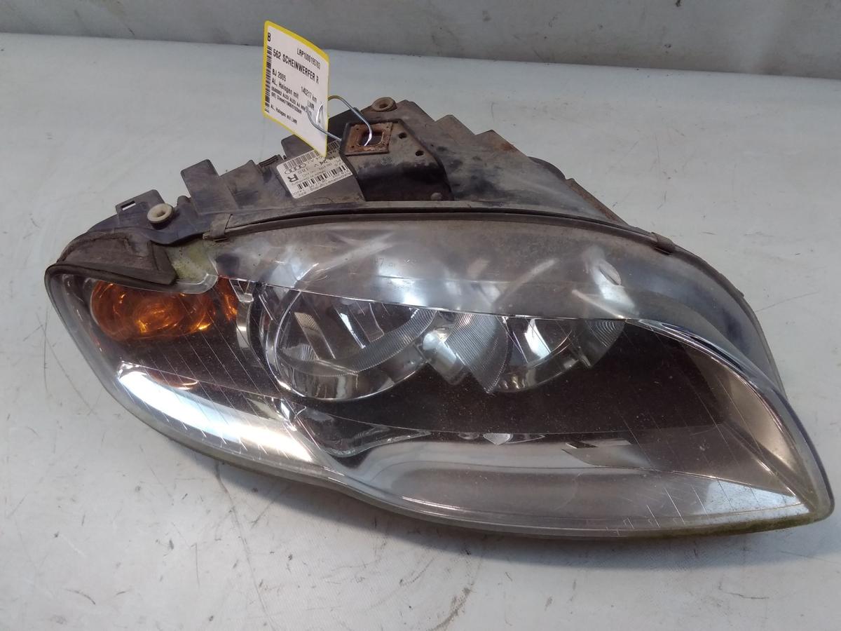 Audi A4 8E B7 original Scheinwerfer rechts Halogen mit LWR 8E0941004AJ BJ2005