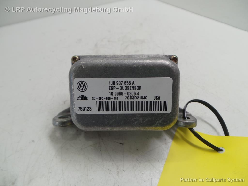 VW Golf 4 3-trg. Bj.03 ESP-Duosensor 1J1907637D 1J0907655A Ate 10098503064