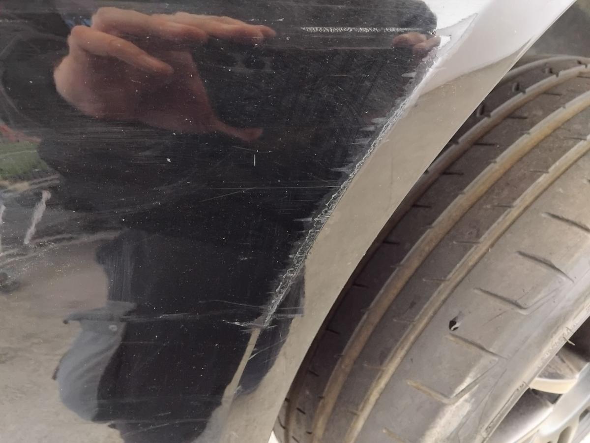 VW Golf 5 1K original Sto&szlig;stange Sto&szlig;f&auml;nger vorn mit SRA BJ2006 L041 brillantschwarz uni