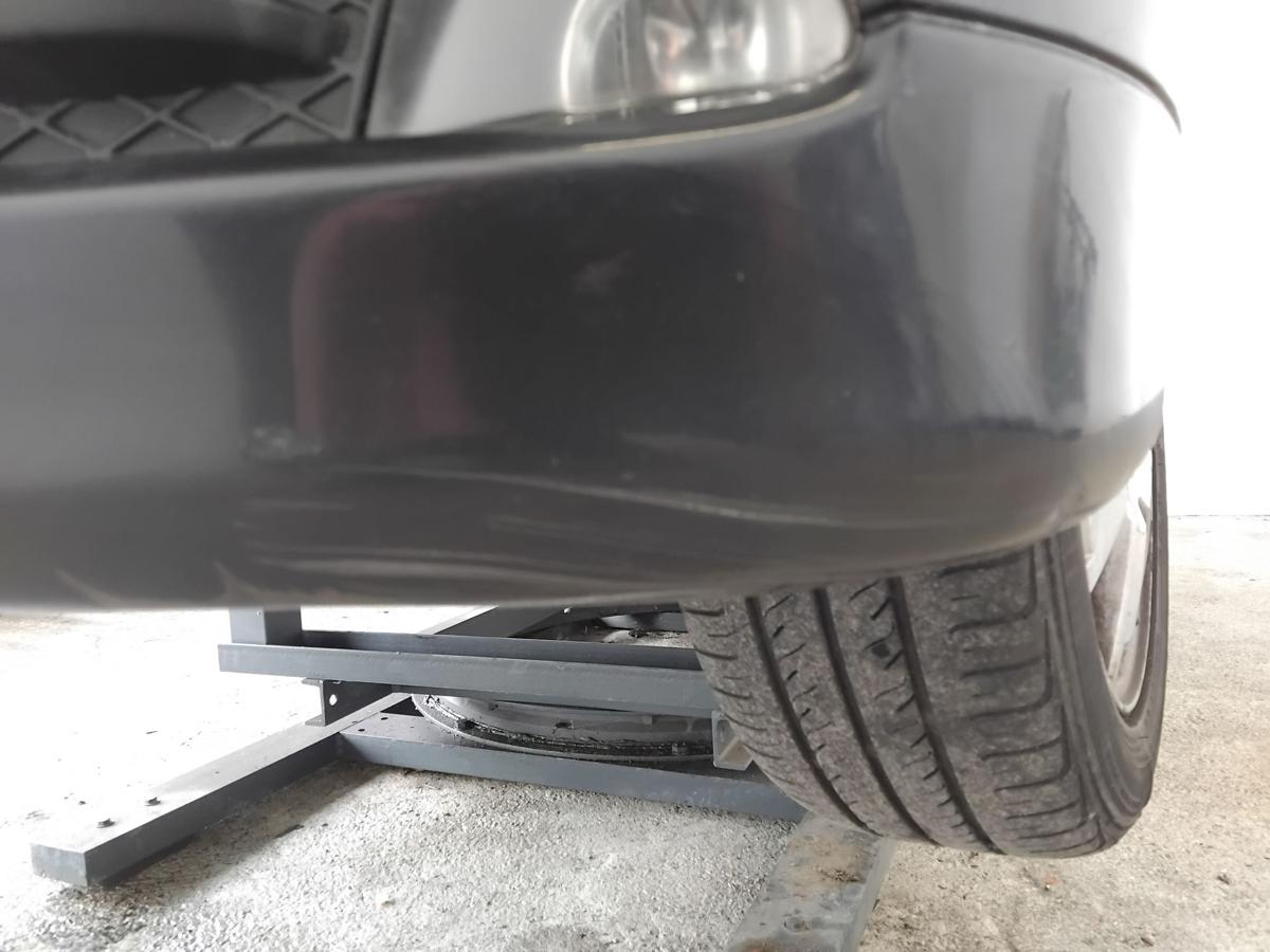 BMW 3er E90 E91 original Sto&szlig;stange Stossf&auml;nger vorn SRA BJ2007 A35 monacoblaumetallic