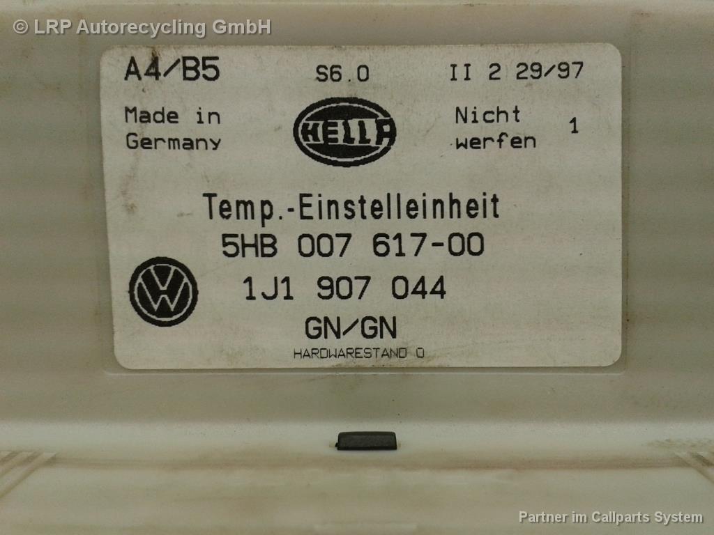 VW Passat 3B original Heizungsregulierung Klimabedienteil BJ1997