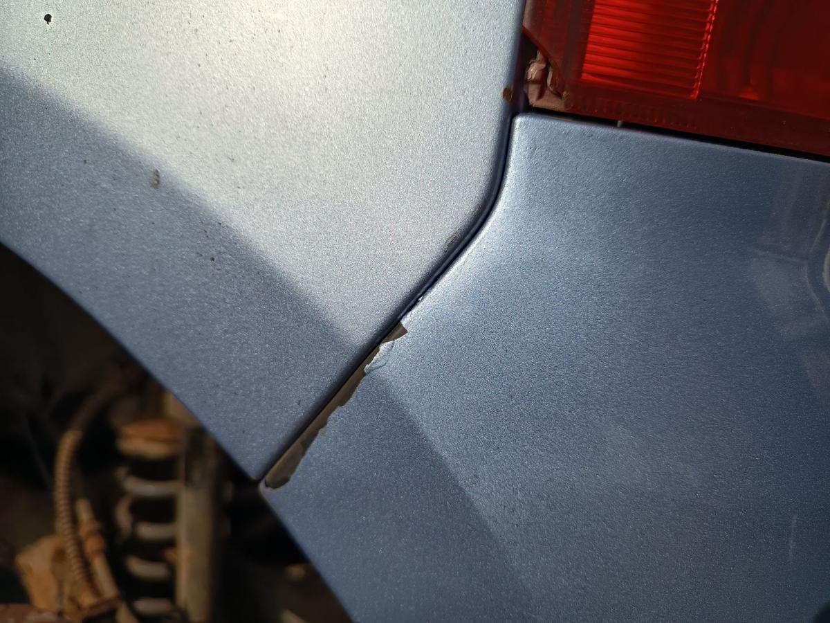 Kia Picanto BA original Sto&szlig;stange hinten L6 Diamantblau vor Facelift Bj 2007