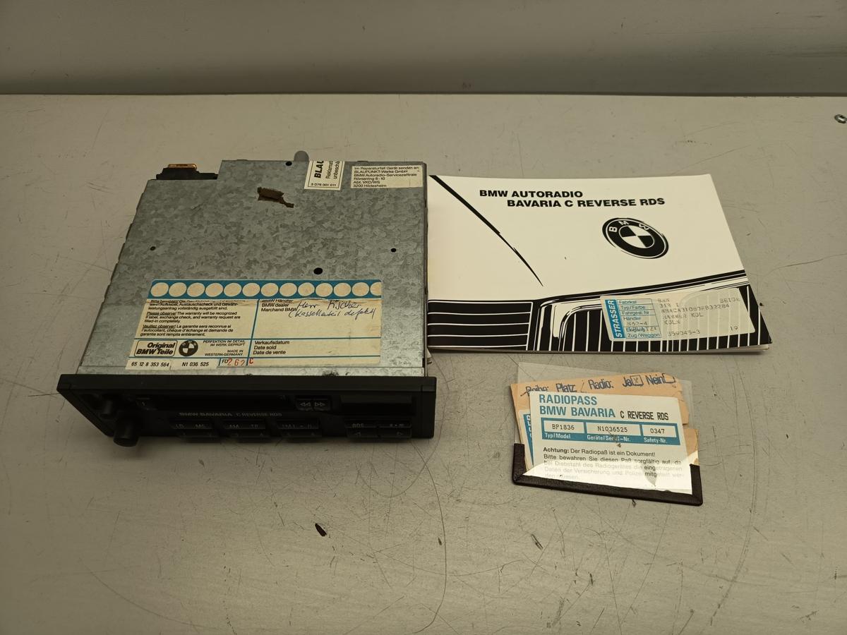 BMW E36 original Radio Bavaria C Reverse RDS 65128353564 Baujahr 1992