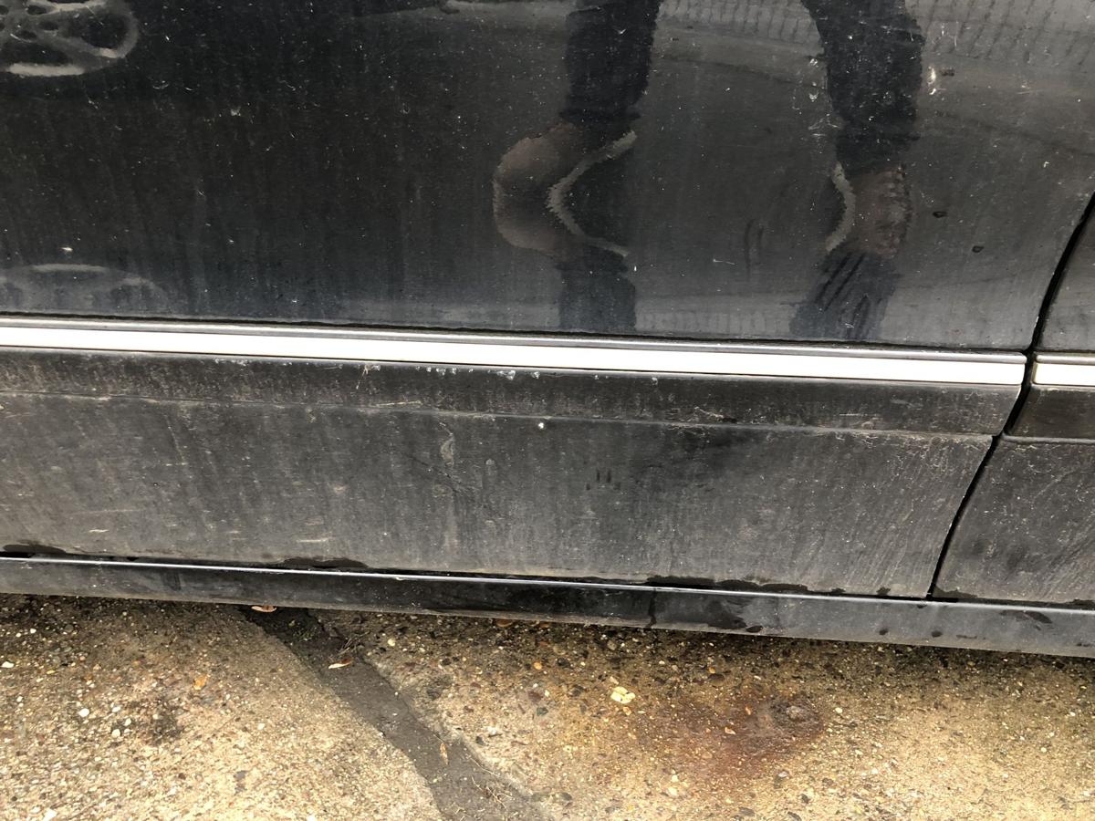 Mercedes W211 S211 E Klasse T&uuml;r vorne links Fahrert&uuml;r Rohbau Obsidianschwarz