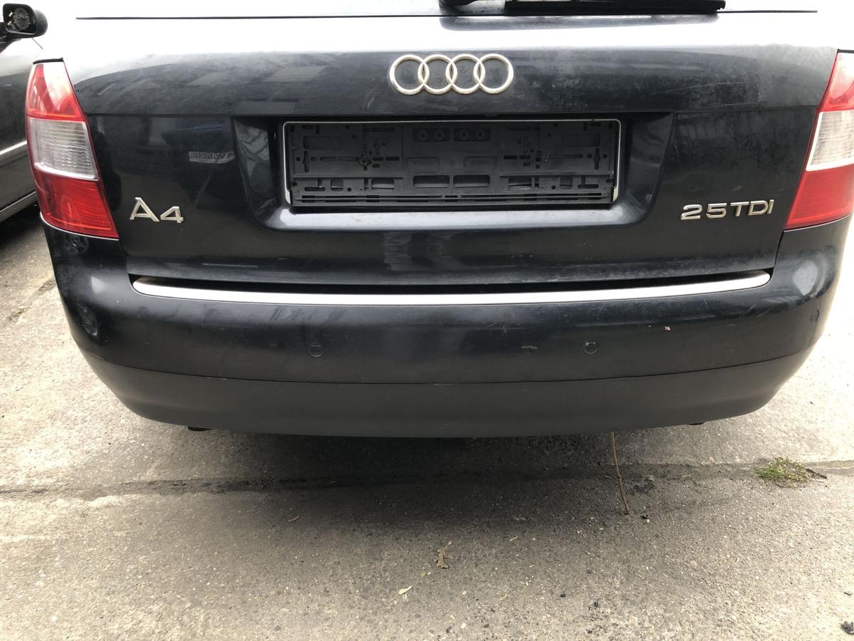Audi A4 8E B6 Avant Sto&szlig;f&auml;nger hinten Hecksch&uuml;rze PDC Kombi LZ9W Ebonyschwarz
