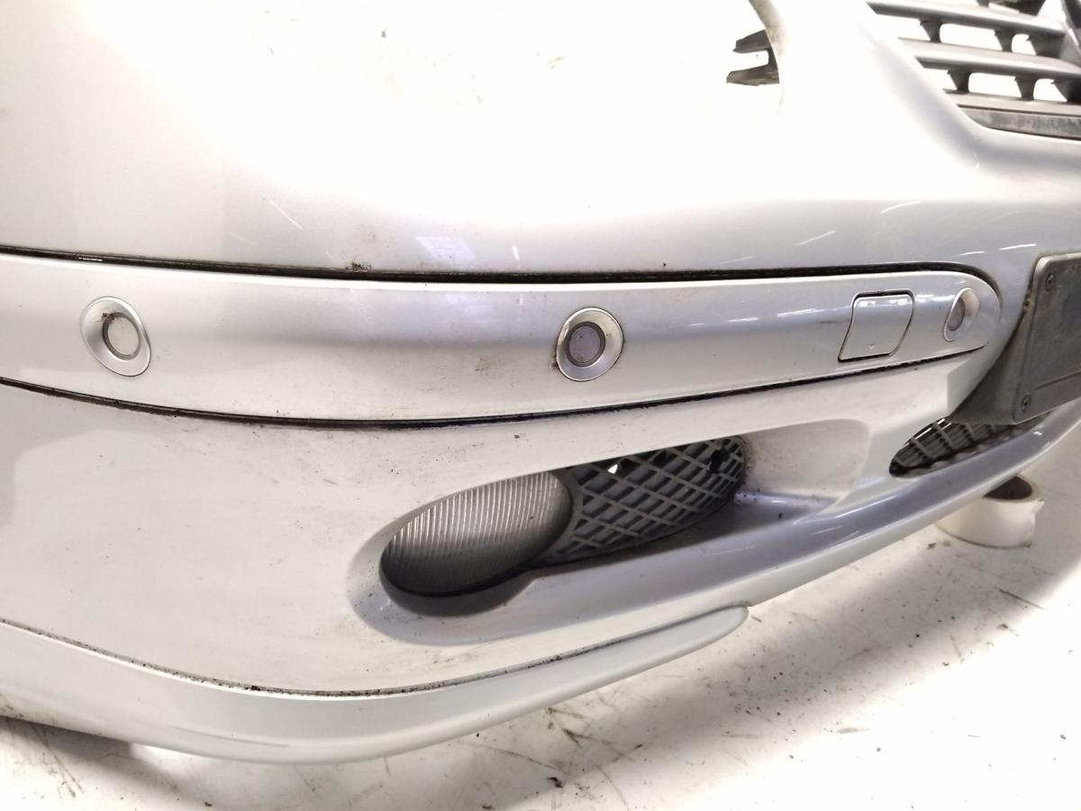 Mercedes Benz C203 Sportcoupe original Sto&szlig;f&auml;nger Sto&szlig;stange vorn PDC BJ2003 744 brillantsilber