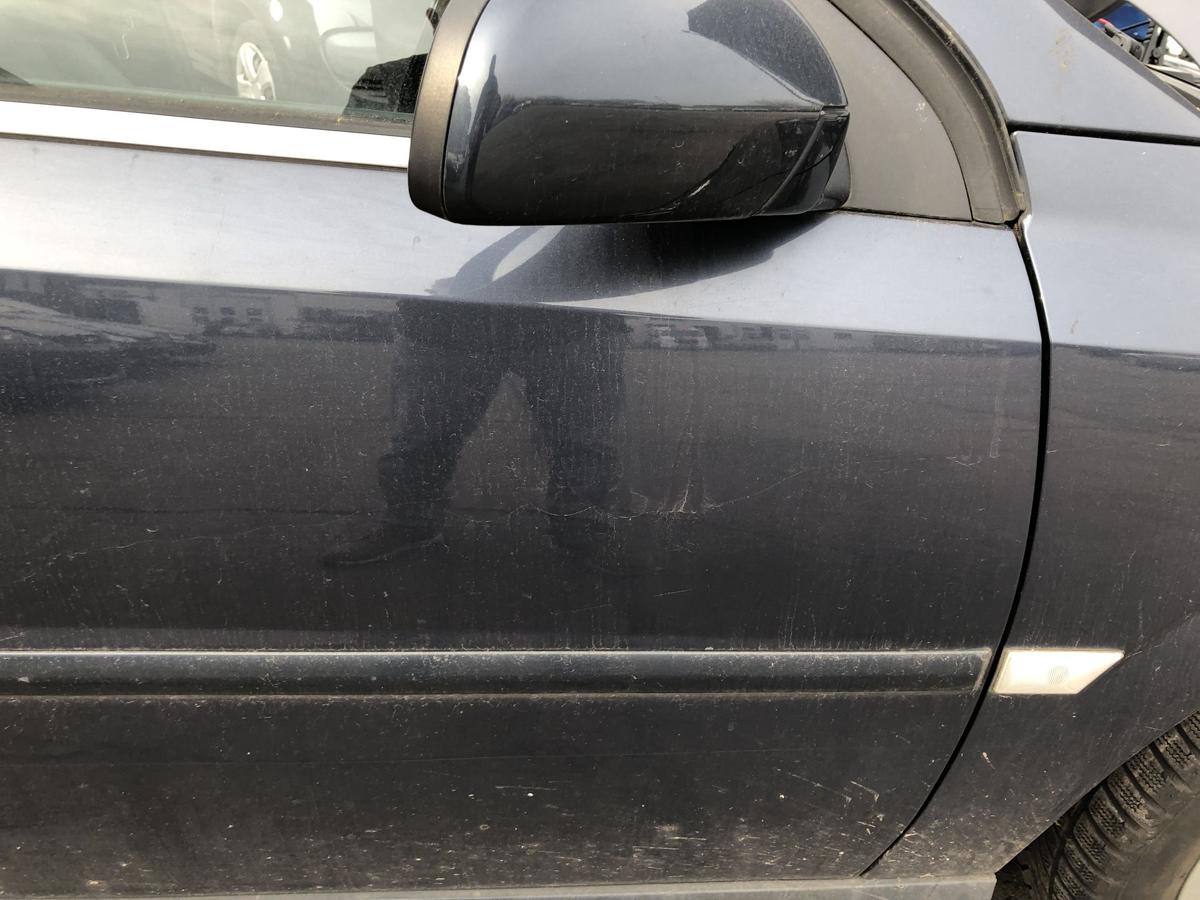 Opel Vectra C T&uuml;r vorn rechts Beifahrert&uuml;r Rohbau 4XU Metroblau 2003 bis 2009