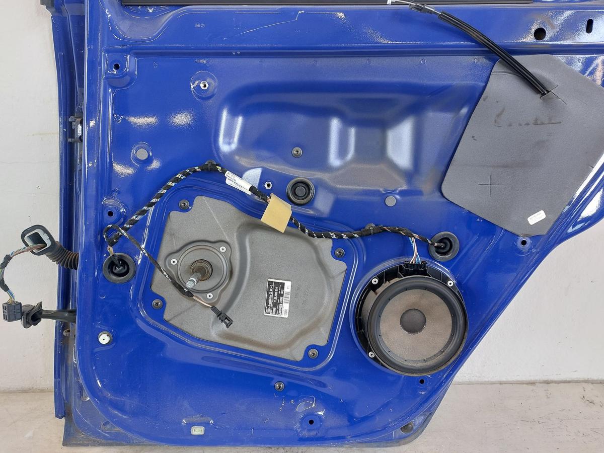 Skoda Fabia 2 Typ 5J T&uuml;r hinten rechts Fondt&uuml;r nur f&uuml;r 5 t&uuml;rer LF5K Dynamic Blue