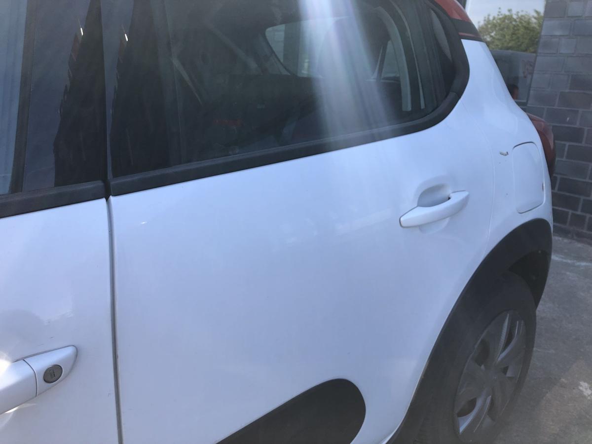 Citroen C3 III SX ab17 Tür hinten links Fondtür im Rohbau EWP weiss Hecktür