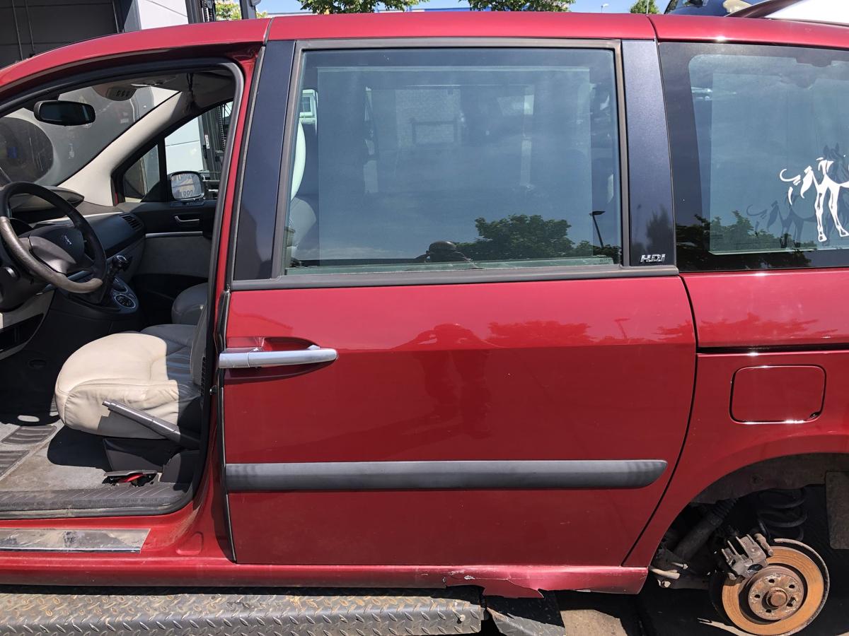 Peugeot 807 original Schiebetür hinten links Fond KKQ Tiefrot Bj 2004