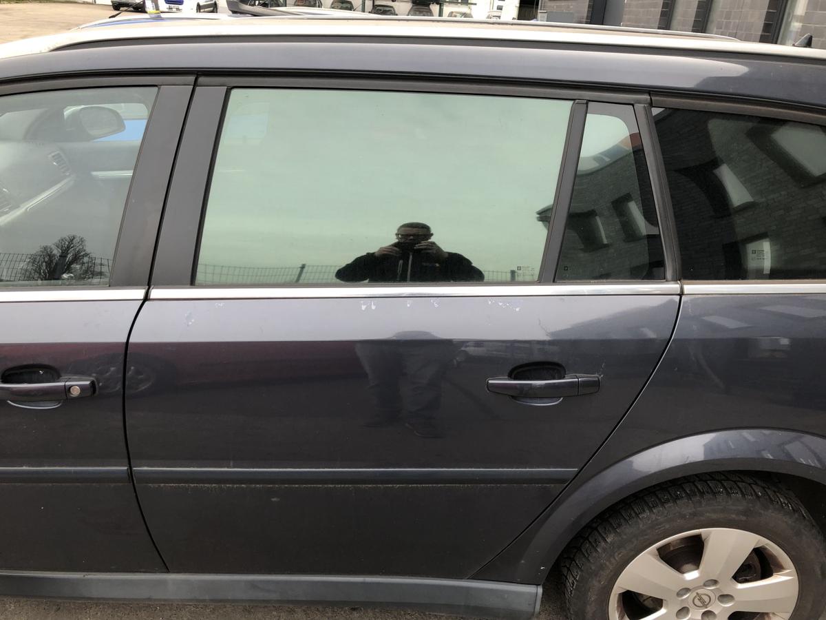 Opel Vectra C T&uuml;r hinten links Fondt&uuml;r Rohbau 4XU Metroblau 2003 bis 2009