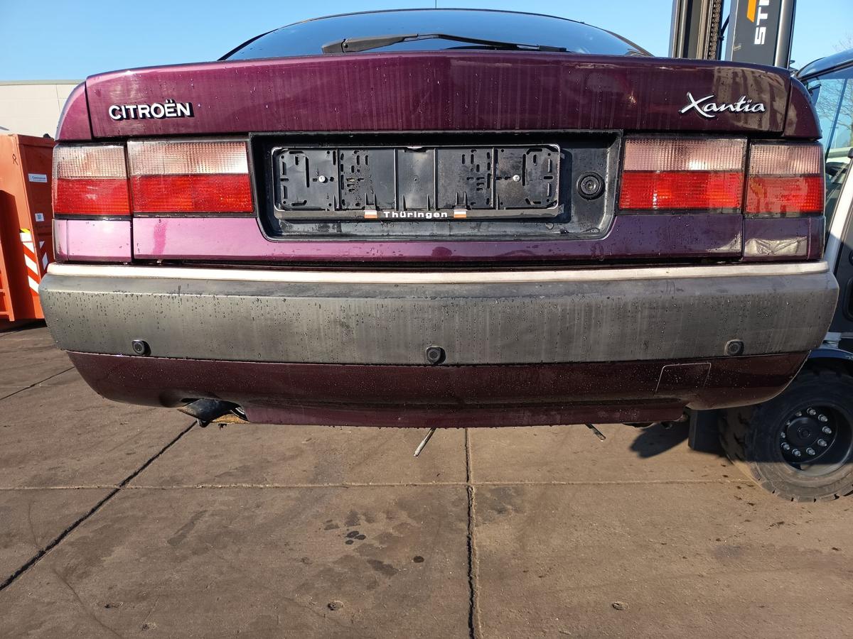 Citroen Xantia X1 Limo original Sto&szlig;stange F&auml;nger hinten KJN Impulsionrot Bj1996