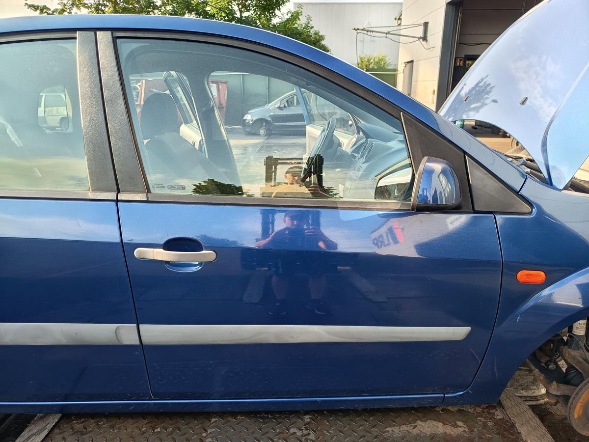 Ford Fiesta VI JH1 original T&uuml;r vorn rechts Beifahrer C-Burmablau Bj 2007