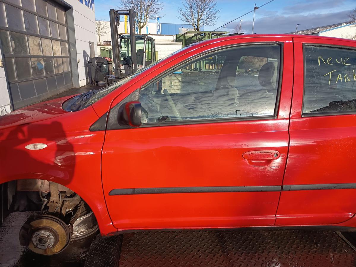 Toyota Yaris XP10 original T&uuml;r vorn links Fahrer 3P0 Vulkanrot Bj 2001