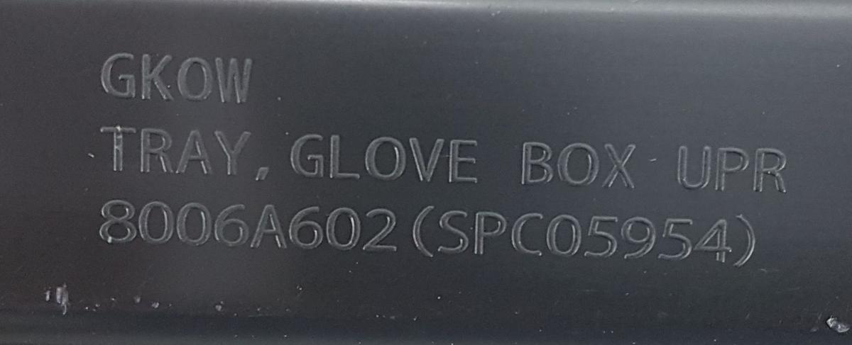 Mitsubishi Eclipse Cross Handschuhfach Handschuhkasten in schwarz Bj23 8006A602