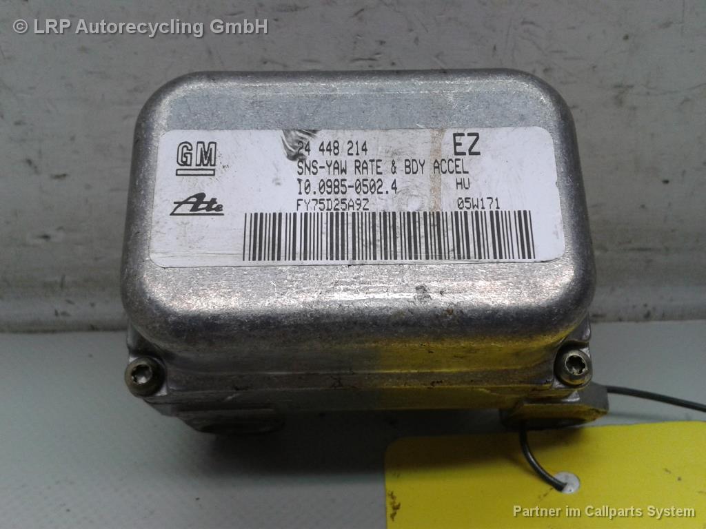 Opel Astra H GTC BJ2005 ESP-Sensor Drehratensensor 24448214 ATE 10098505024