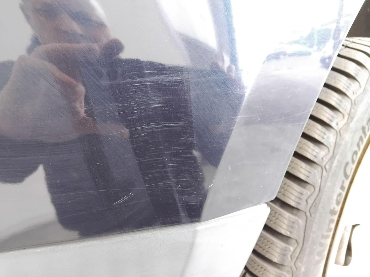 Renault Megane 3 orig Sto&szlig;stange Stossf&auml;nger hinten 5t&uuml;rig Flie&szlig;heck BJ2009 NV472 Bleu Crepuscule