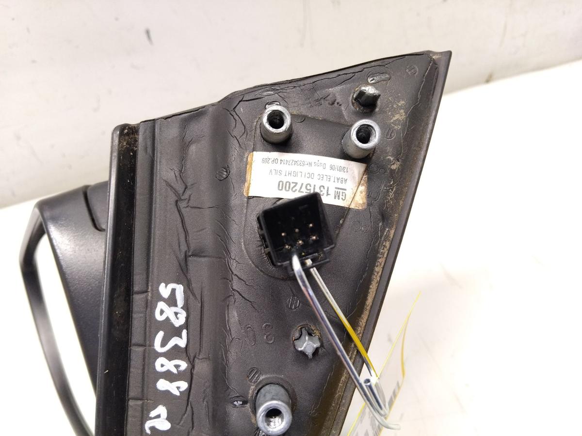 Opel Meriva A original Au&szlig;enspiegel rechts elektrisch anklappbar Bj.2006 Z163 lichtsilber