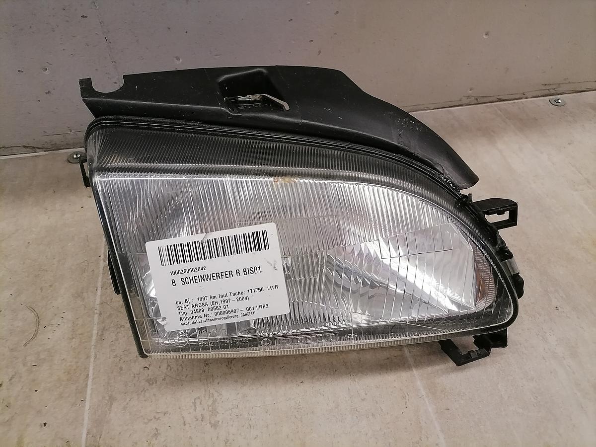 Seat Arosa 6H 97-00 Scheinwerfer vorn rechts Lampe CARELLO