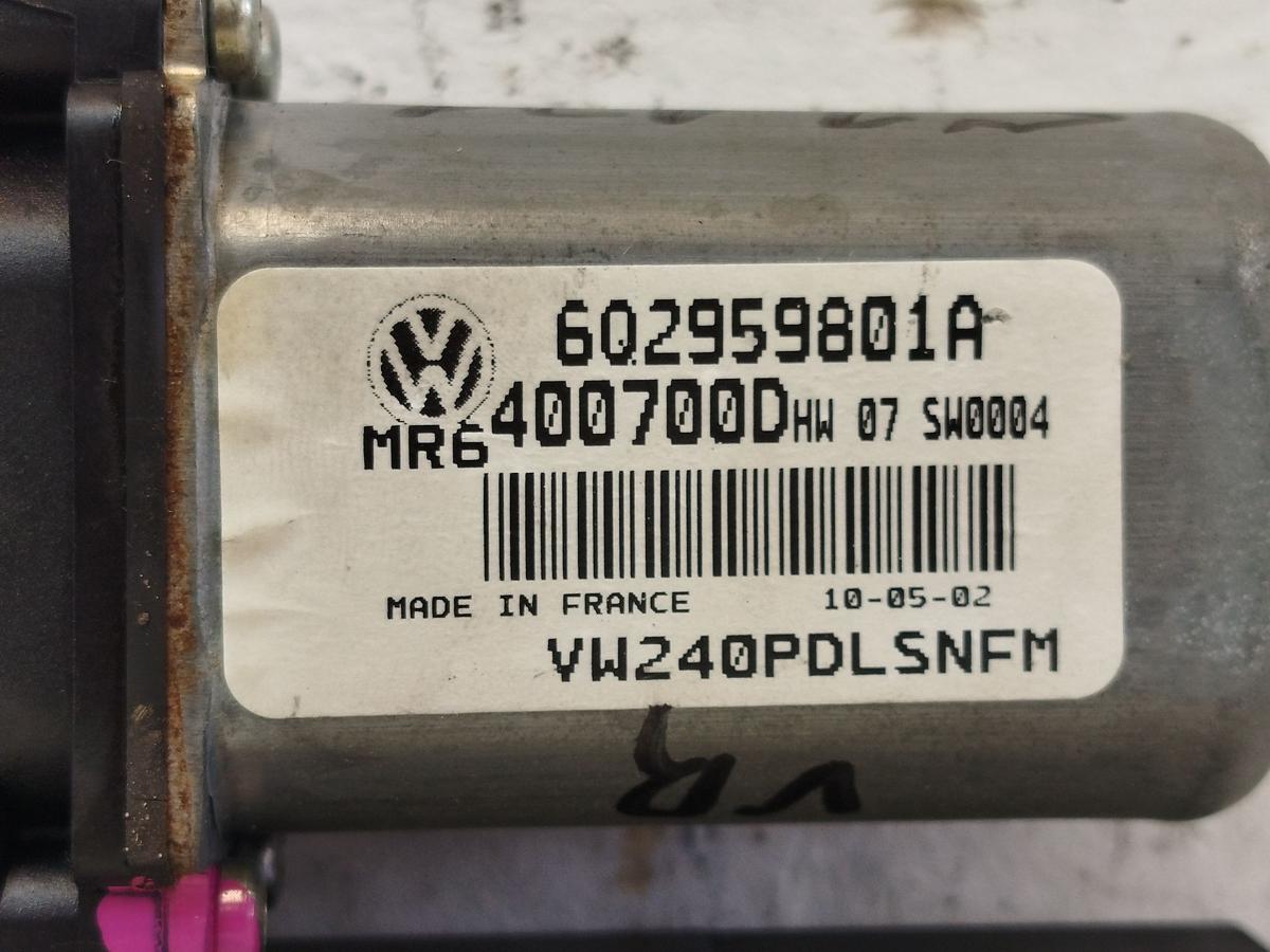 VW Polo 9N 9N1 Fensterhebermotor vorn rechts Beifahrer Hebermotor OEM 5 t&uuml;rer