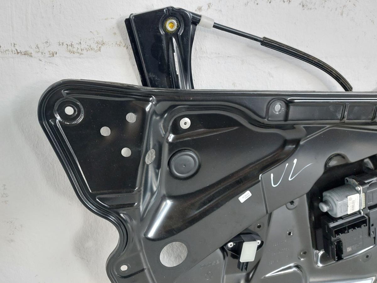 VW Passat 3C B7 Variant Fensterheber vorn links Motor Mechanik Grundplatte