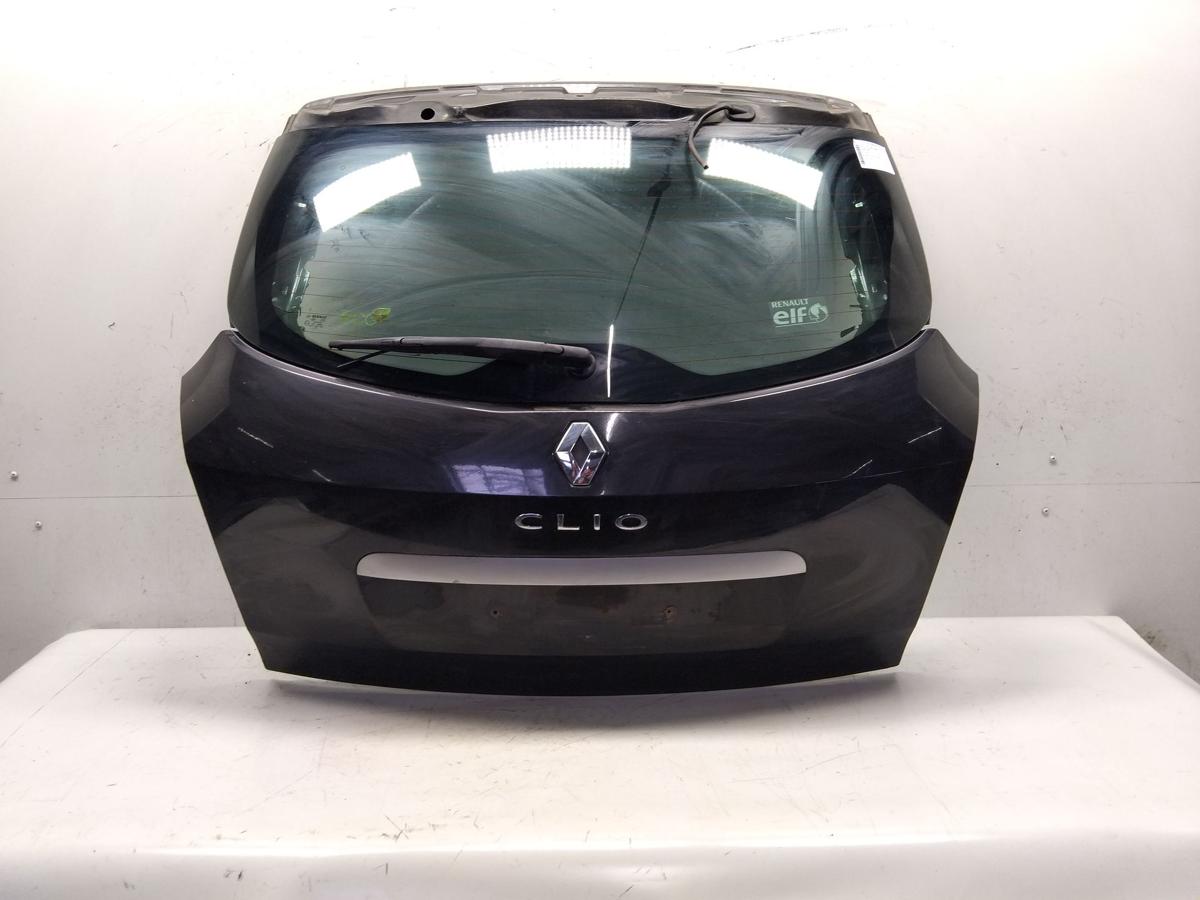 Renault Clio 3 Grandtour Heckklappe schwarzmetallic NV676 mit Heckscheibe Bj2008