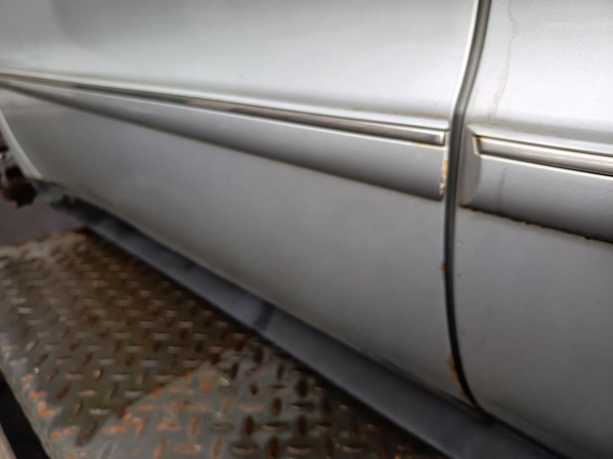 Mercedes W168 Mopf original T&uuml;r vorn links Fahrer Rost 761 Polarsilber Bj 2001