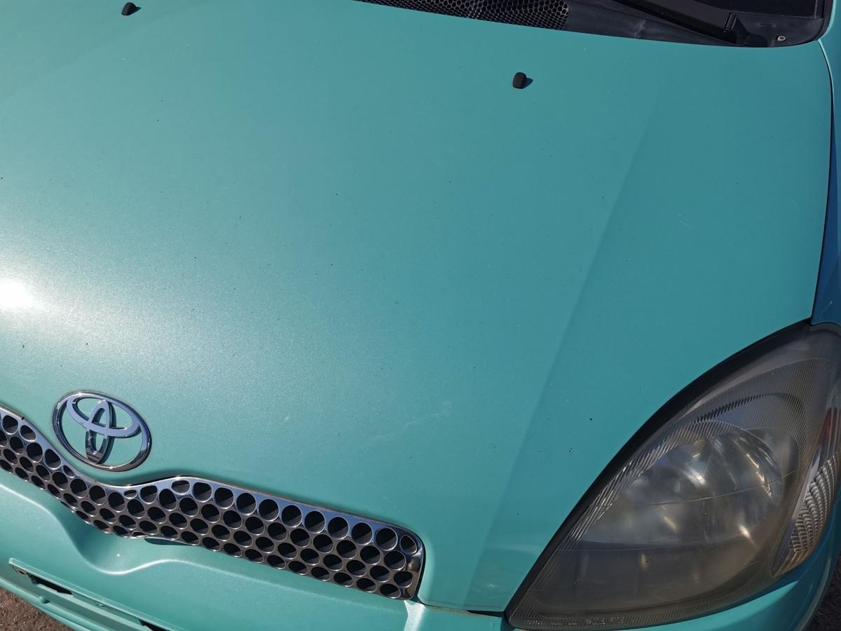 Toyota Yaris XP10 Motorhaube Haube Klappe Deckel Bonnet vorn 764 Light Aqua Met