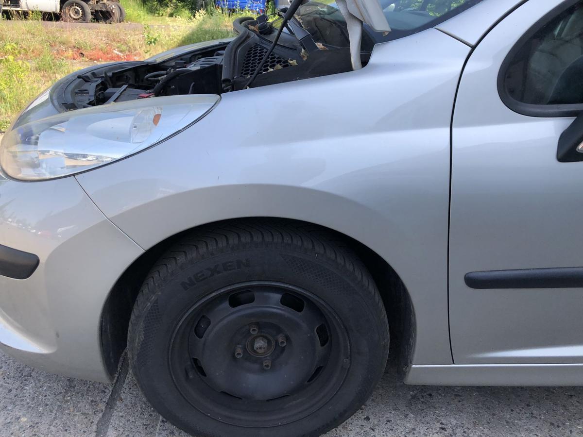 Peugeot 207 SW Typ WE Kotfl&uuml;gel vorn links Fahrerseite ETS Gris Cendre Metallic