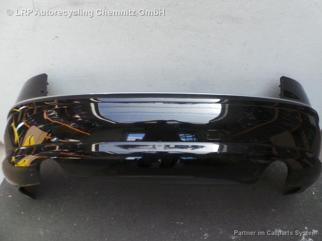 Audi A8 4E BJ 2002 Sto&szlig;stange hinten Sto&szlig;f&auml;nger Schwarz