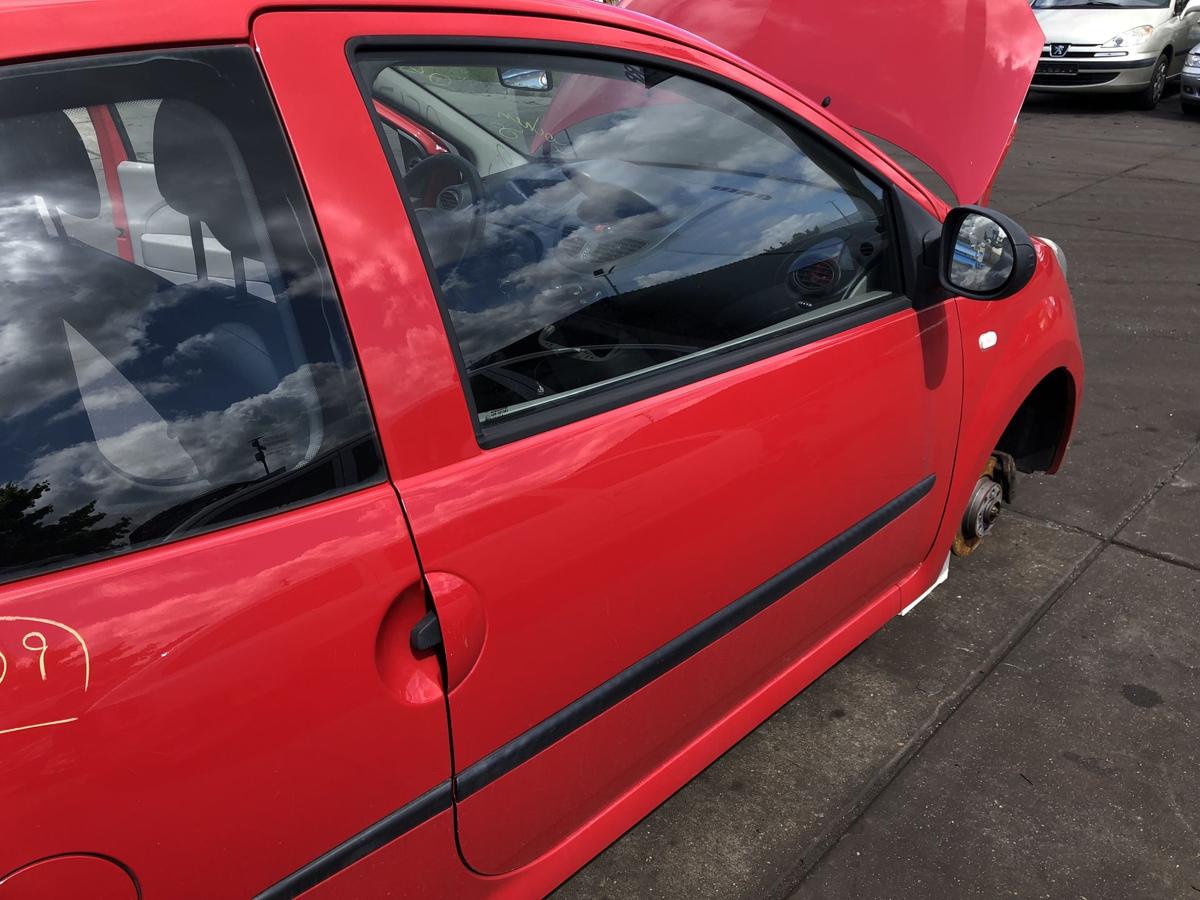 Renault Twingo II original Tür rechts Beifahrer 727 Spanischrot Bj 2009