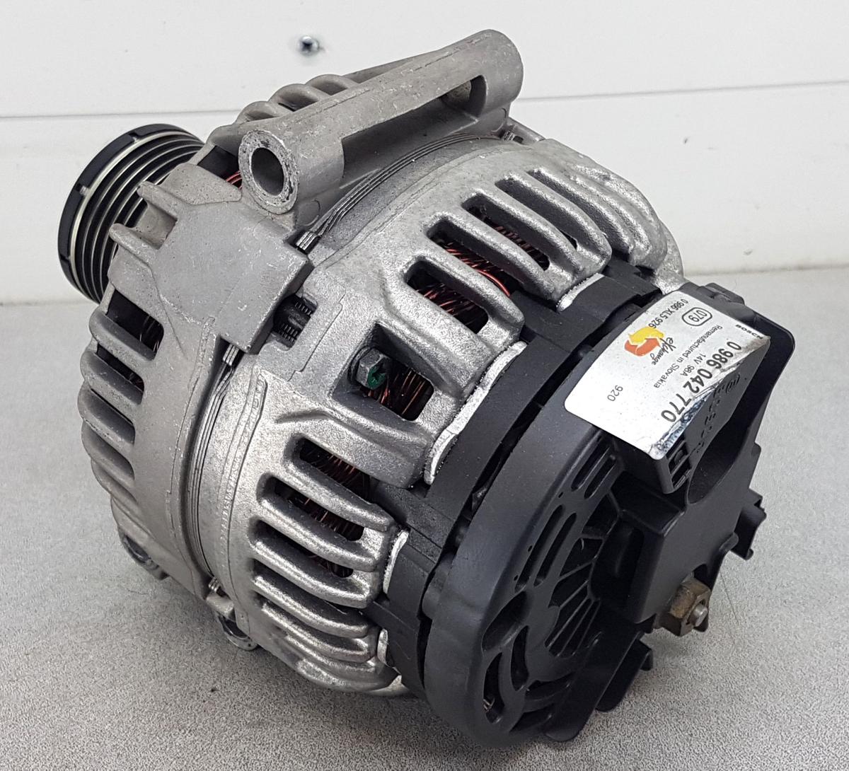 Renault Megane Lichtmaschine Generator 98A 0986042770 Bj1999 1,4 70kw K4J750