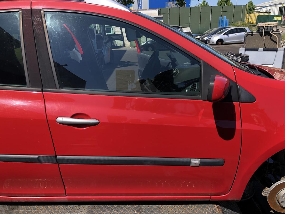 Renault Clio III original Tür vorn rechts Beifahrer 727 Spanischrot Bj 2008