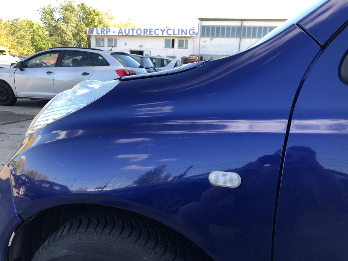 Nissan Micra K12 Kotflügel vorn links Fahrerseite BW6 Dark Blue Perl