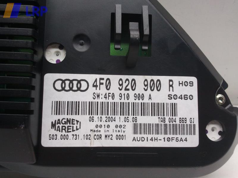 Audi A6 4F Baujahr 2004 Kombiinstrument Tacho 4F0920900R erst 14km Laufleistung