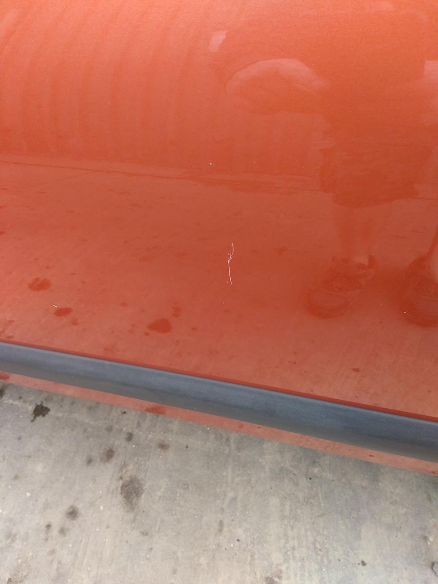 Renault Clio 2 T&uuml;r vorn links Fahrert&uuml;r 5-T&uuml;rer orangemetallic TED33 Bj.2004