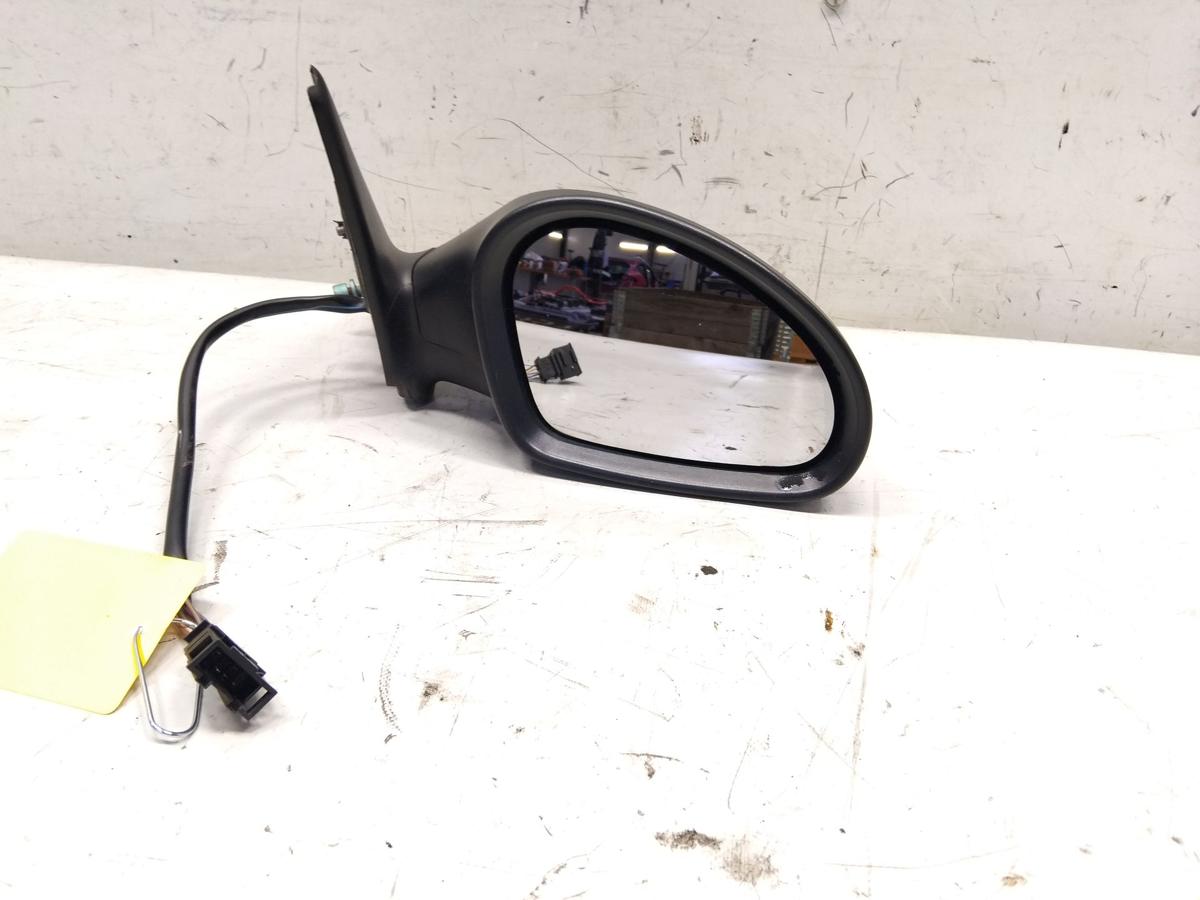 Seat Leon 1M orig Au&szlig;enspiegel rechts elektrisch beheizt Facelift BJ2003 LS5G Canaria Blau