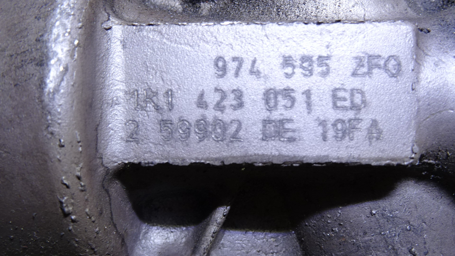 Lenkgetriebe VW Golf Plus Bj.2010 1,6TDI 77KW CAYC Lenkgetriebe: 1K1423051ED, Elektromotor: 1K0909144J