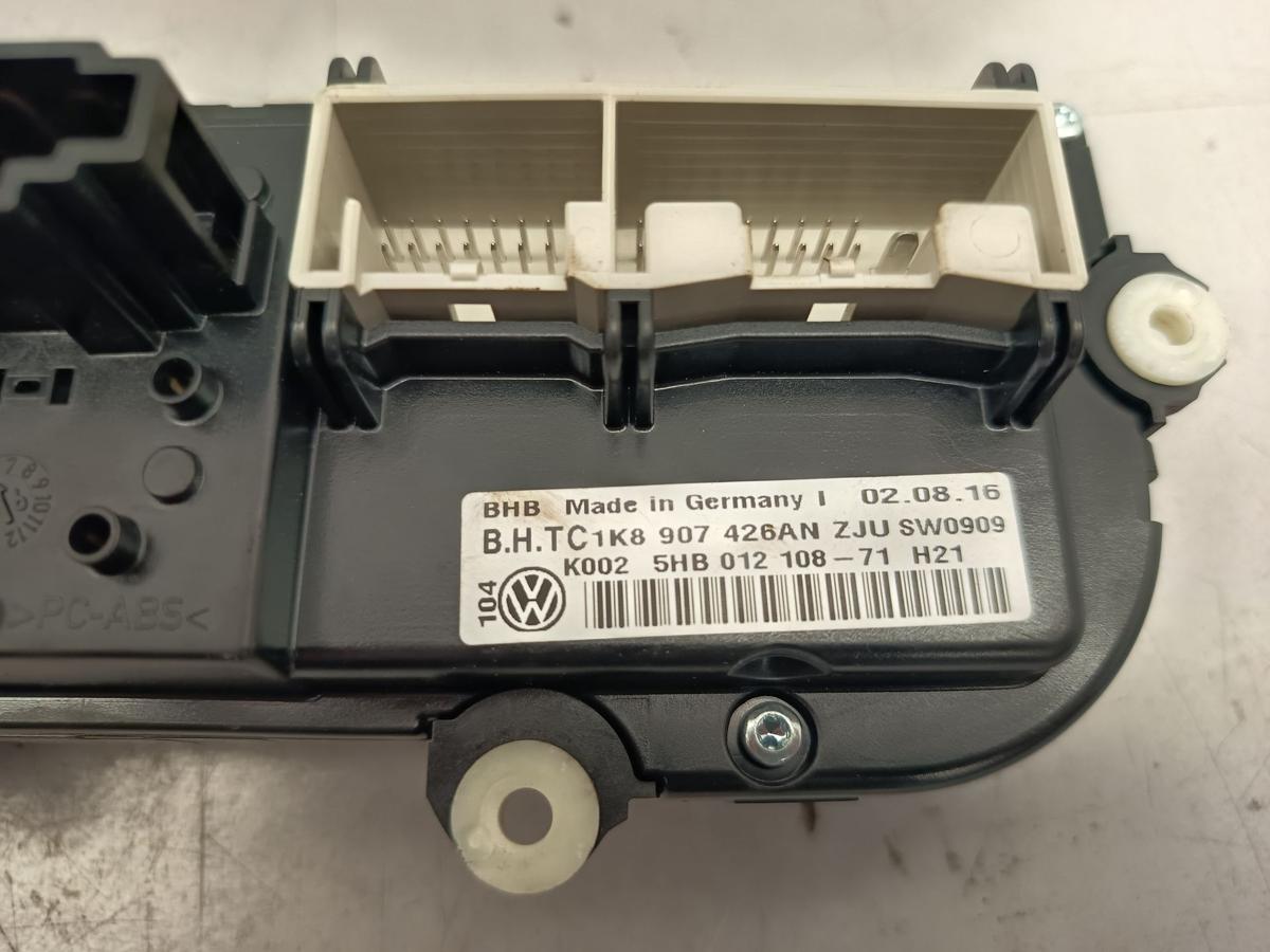 VW Caddy IV SA original Heizungsbet&auml;tigung Klimabedienteil Climatronic Bj 2016