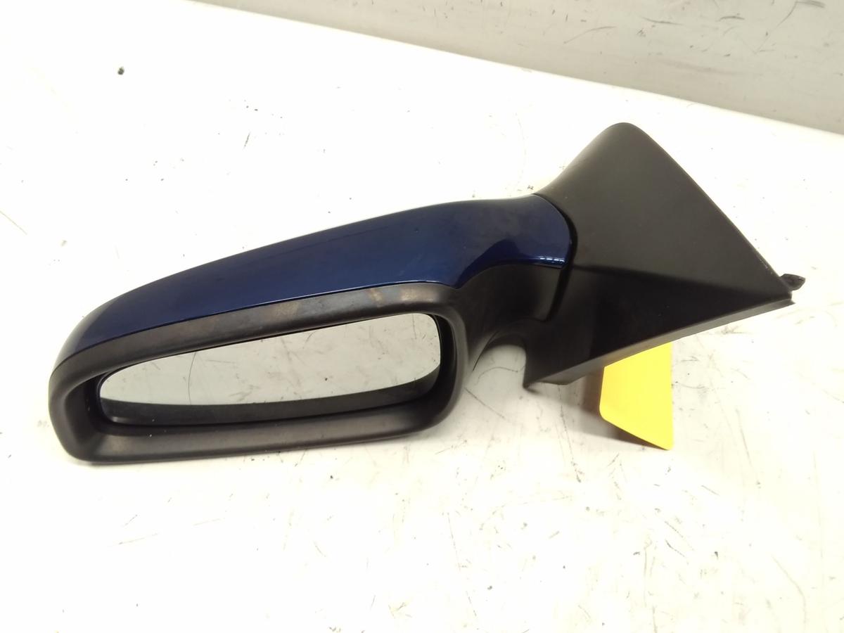 Opel Astra H orig Au&szlig;enspiegel links elektrisch anklappbar 7polig BJ08 ultrablau