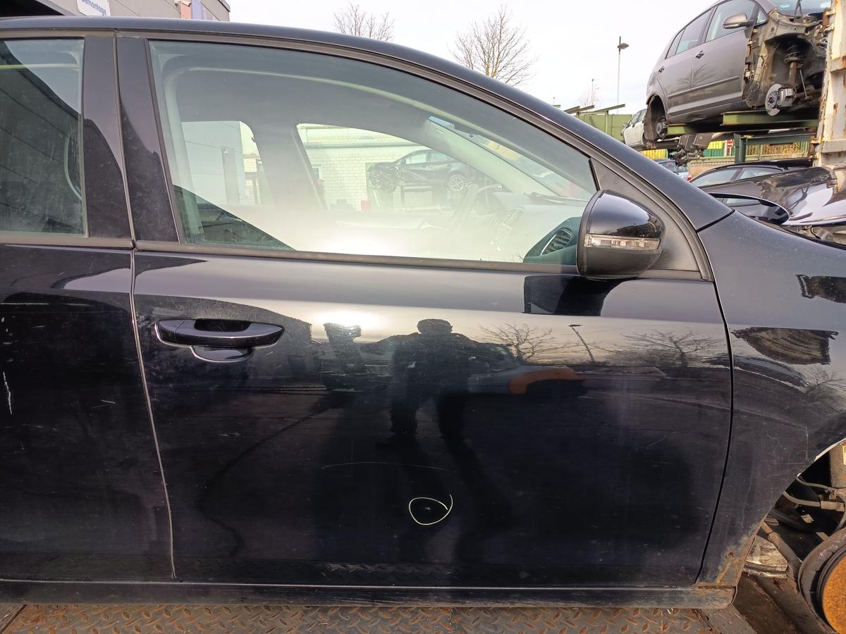 VW Golf VI 6 orig Tür vorn rechts 5türer L041 Schwarz Bj 2009