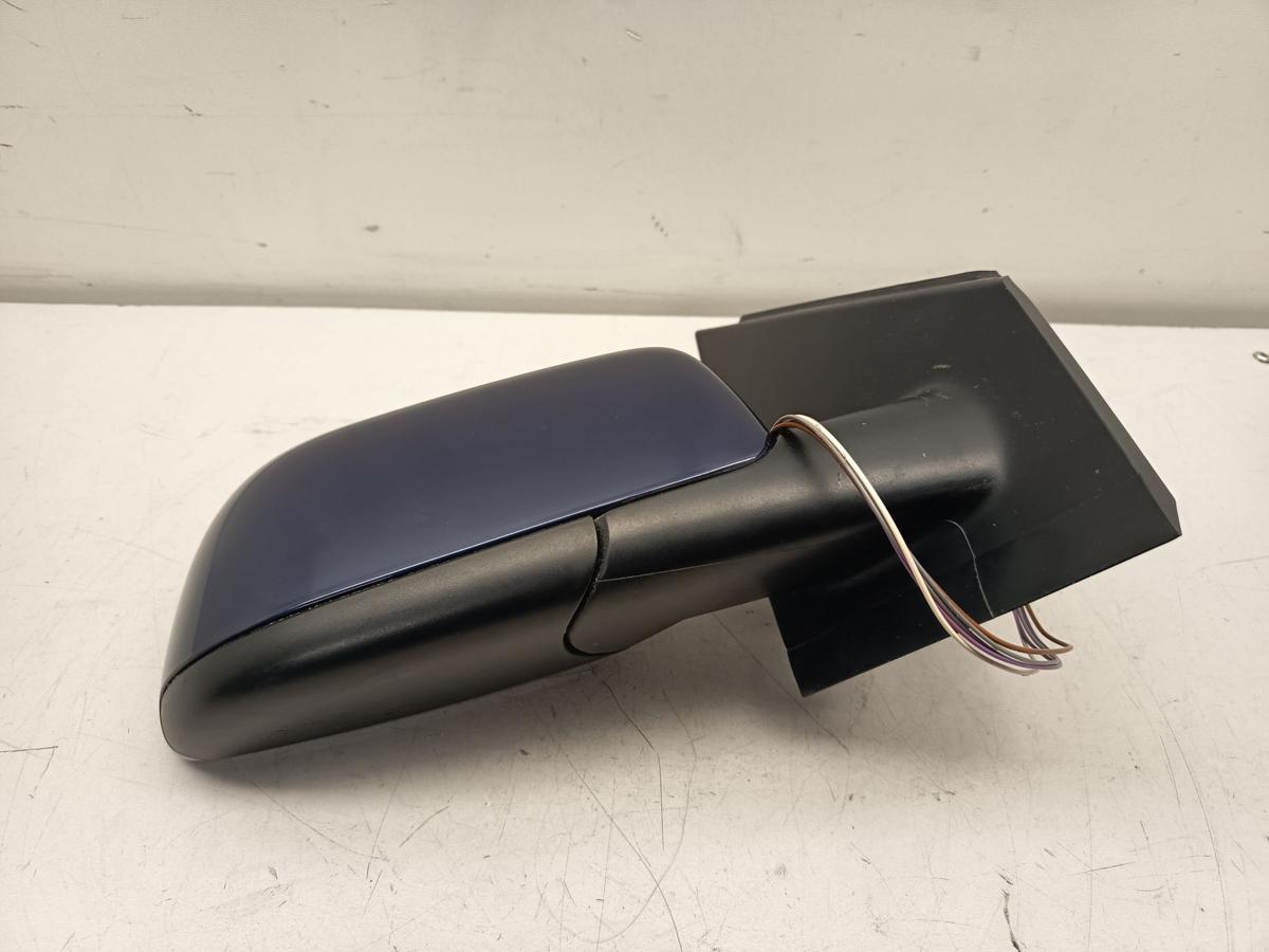 VW Polo 9N original Au&szlig;enspiegel rechts elektrisch LB5N Indigoblau Baujahr 2003