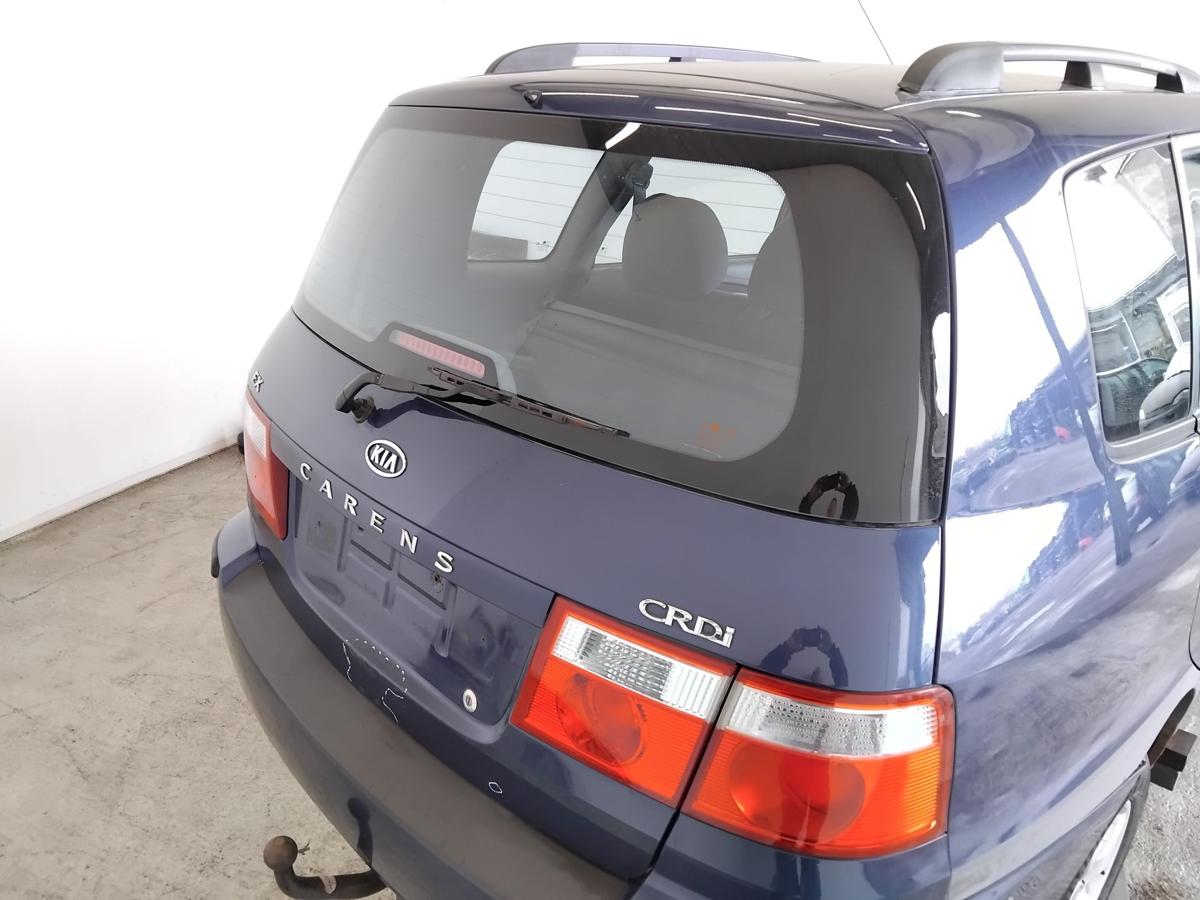 Kia Carens II Heckklappe 1C Imperial Blue Metallic mit Heckscheibe BJ2002 Mangel