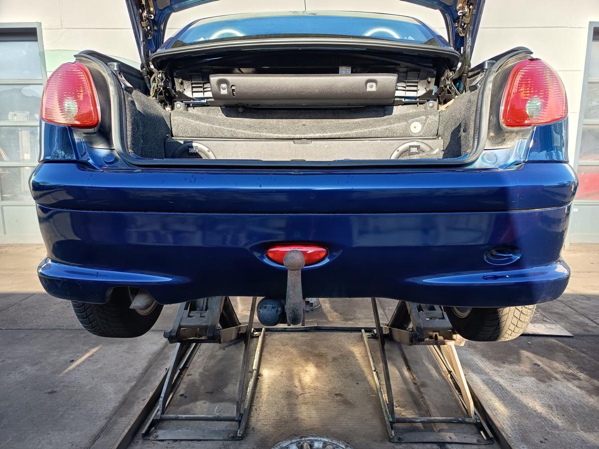 Peugeot 206CC original Sto&szlig;stange F&auml;nger hinten Heck KPL Montebello Bj2006