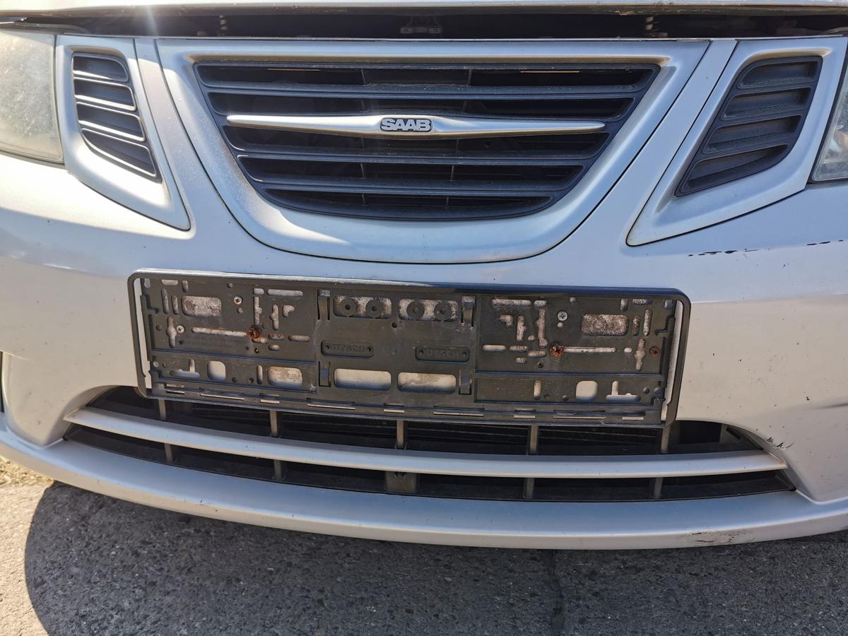 Saab 9-3 YS3 Stossfänger Stossstange Bumper vorn NSW SRA 309 Kristallsilber met